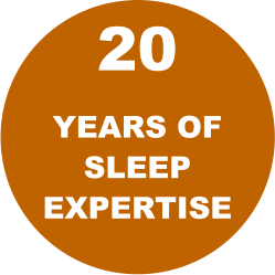 20 YEARS OF  SLEEP  EXPERTISE